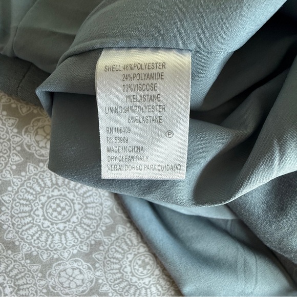 Antonio Melani Slate Blue One-Button Blazer Jacket Size 10 - Picture 7 of 11